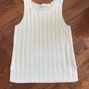 *Marled knit tank top